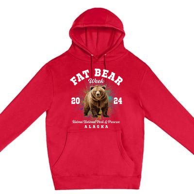 Fat Bear Week 2024 Katmai National Park And Preserve Alaska Premium Pullover Hoodie