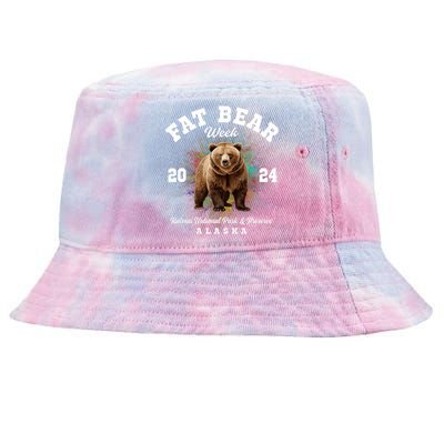 Fat Bear Week 2024 Katmai National Park And Preserve Alaska Tie-Dyed Bucket Hat