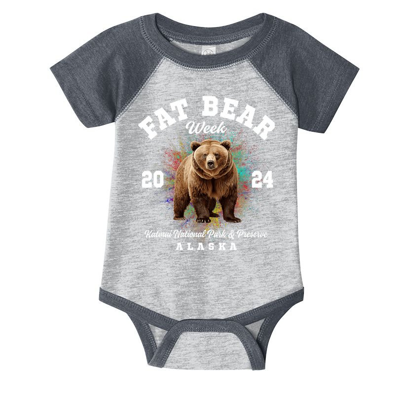Fat Bear Week 2024 Katmai National Park And Preserve Alaska Infant Baby Jersey Bodysuit