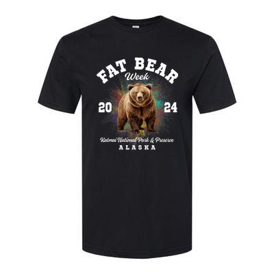 Fat Bear Week 2024 Katmai National Park And Preserve Alaska Softstyle CVC T-Shirt