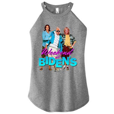 Funny Biden Weekend At Bidens Funny Women’s Perfect Tri Rocker Tank