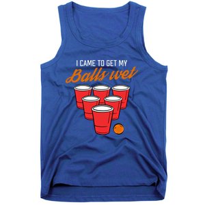 Funny Balls Wet Beer Pong Ing Frat Cool Gift Gift Tank Top