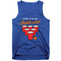 Funny Balls Wet Beer Pong Ing Frat Cool Gift Gift Tank Top