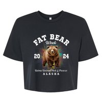 Fat Bear Week 2024 Katmai National Park Bella+Canvas Jersey Crop Tee