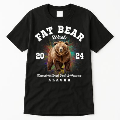 Fat Bear Week 2024 Katmai National Park Tall T-Shirt