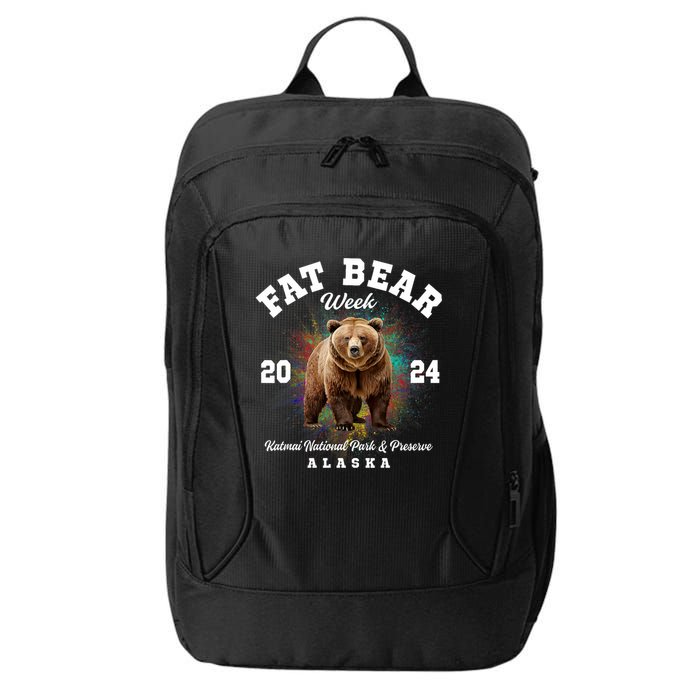 Fat Bear Week 2024 Katmai National Park City Backpack
