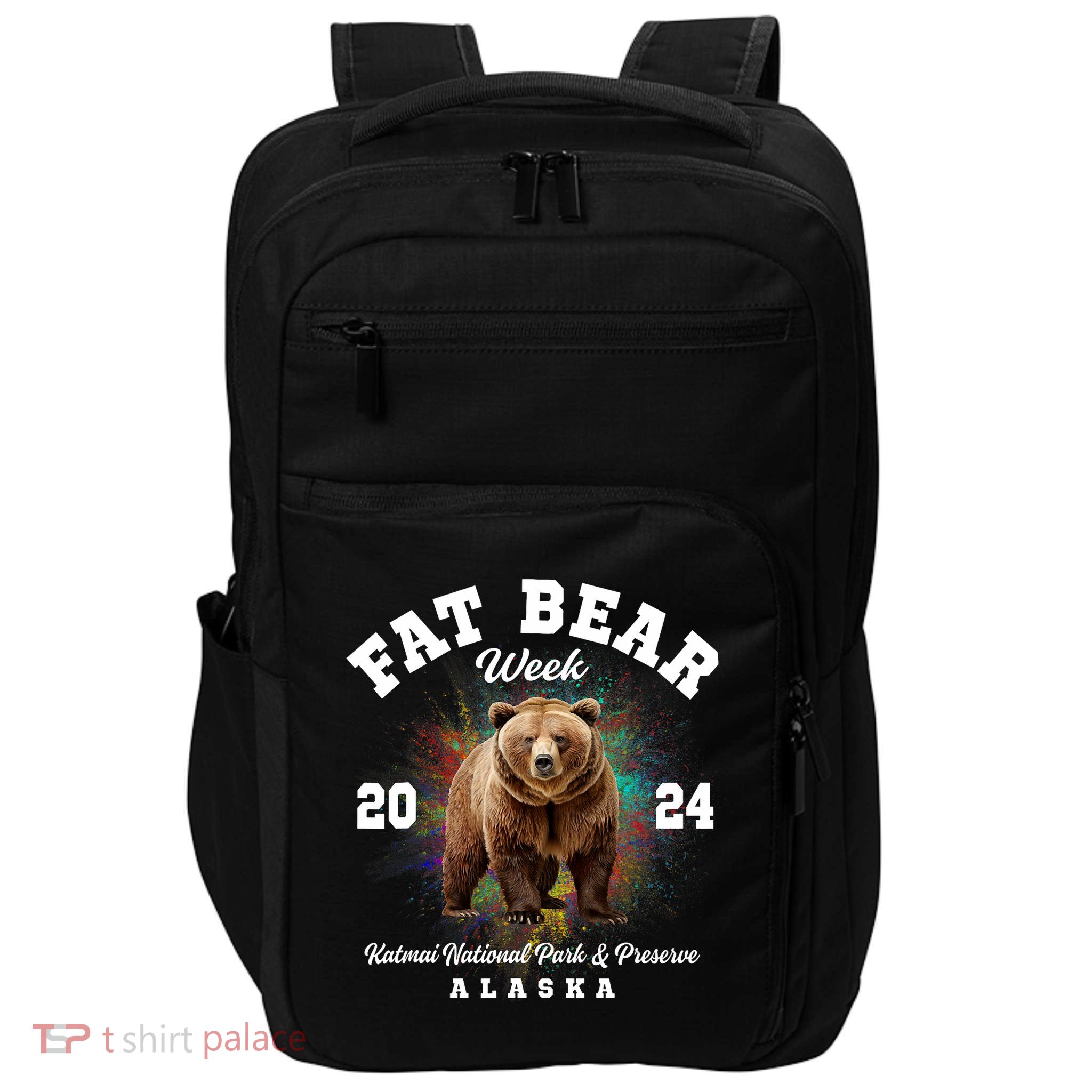 Fat Bear Week 2024 Katmai National Park Impact Tech Backpack