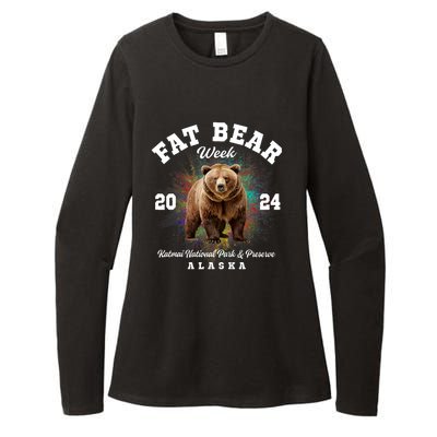 Fat Bear Week 2024 Katmai National Park Womens CVC Long Sleeve Shirt