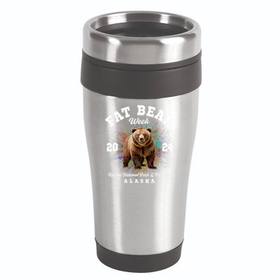 Fat Bear Week 2024 Katmai National Park 16oz Travel Tumbler