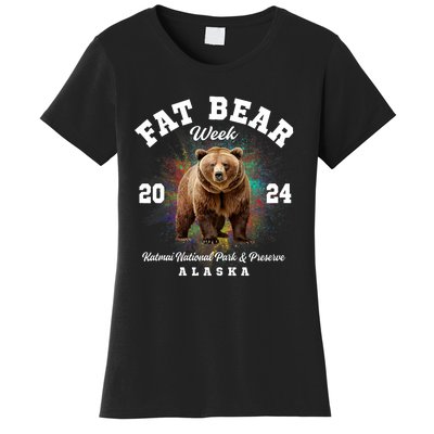 Fat Bear Week 2024 Katmai National Park Women's T-Shirt