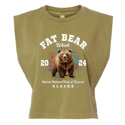 Fat Bear Week 2024 Katmai National Park Garment-Dyed Women's Muscle Tee