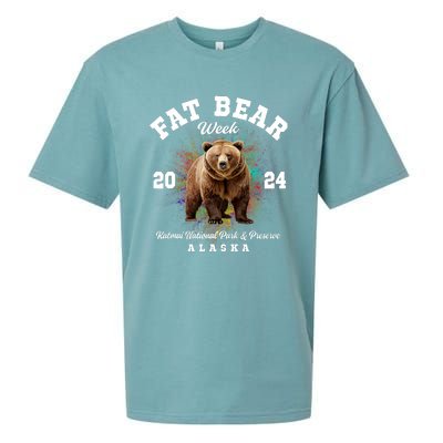 Fat Bear Week 2024 Katmai National Park Sueded Cloud Jersey T-Shirt