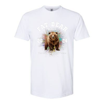 Fat Bear Week 2024 Katmai National Park Softstyle CVC T-Shirt