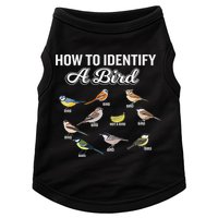 Funny Bird Watcher How To Identify A Bird Unique Birder Doggie Tank