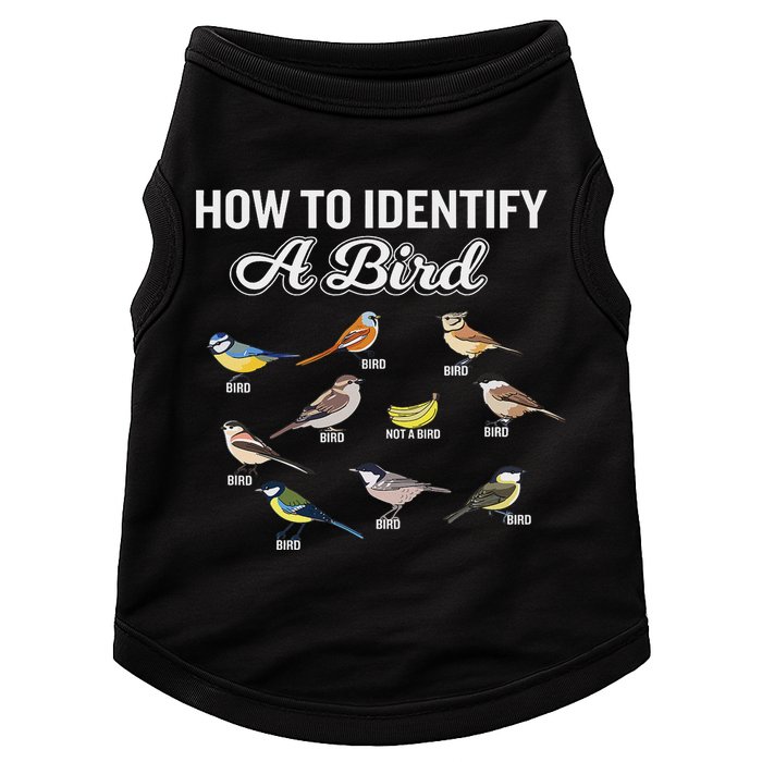 Funny Bird Watcher How To Identify A Bird Unique Birder Doggie Tank