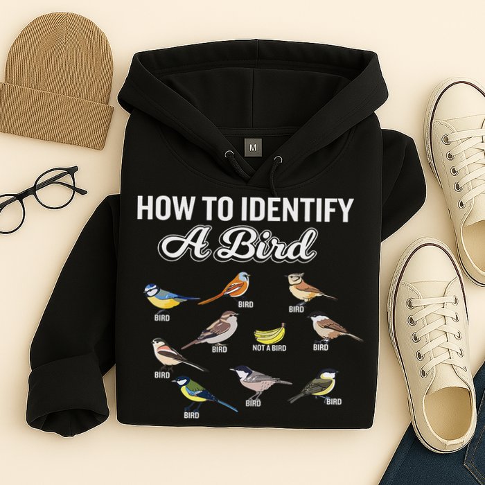 Funny Bird Watcher How To Identify A Bird Unique Birder Hoodie