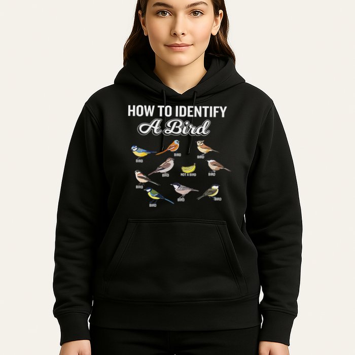 Funny Bird Watcher How To Identify A Bird Unique Birder Hoodie