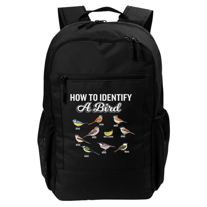 Funny Bird Watcher How To Identify A Bird Unique Birder Daily Commute Backpack