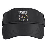 Funny Bird Watcher How To Identify A Bird Unique Birder Adult Drive Performance Visor