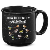 Funny Bird Watcher How To Identify A Bird Unique Birder 15oz Campfire Ceramic Mug