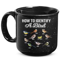 Funny Bird Watcher How To Identify A Bird Unique Birder 15oz Campfire Ceramic Mug