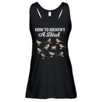 Funny Bird Watcher How To Identify A Bird Unique Birder Ladies Essential Flowy Tank