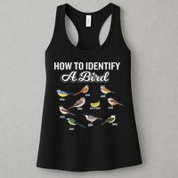 Funny Bird Watcher How To Identify A Bird Unique Birder Womens Tank Top