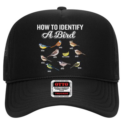 Funny Bird Watcher How To Identify A Bird Unique Birder Trucker Hat