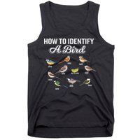 Funny Bird Watcher How To Identify A Bird Unique Birder Tank Top
