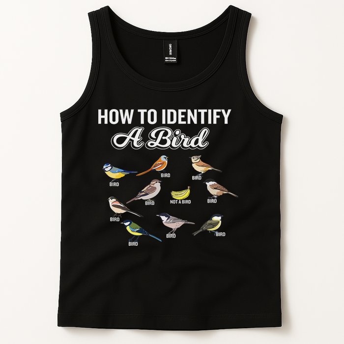 Funny Bird Watcher How To Identify A Bird Unique Birder Tank Top