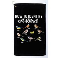 Funny Bird Watcher How To Identify A Bird Unique Birder Golf Towel