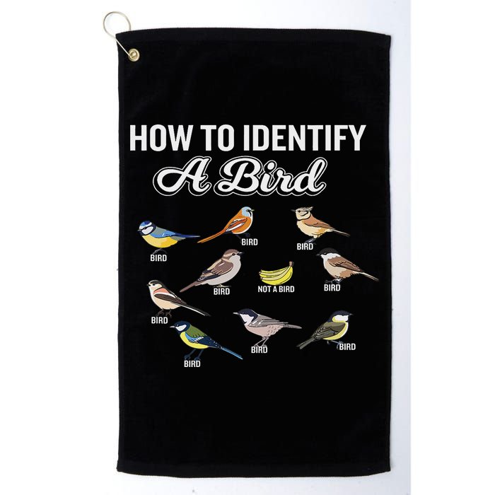 Funny Bird Watcher How To Identify A Bird Unique Birder Golf Towel
