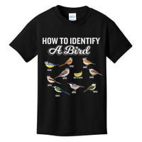 Funny Bird Watcher How To Identify A Bird Unique Birder Kids T-Shirt