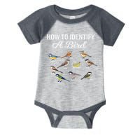 Funny Bird Watcher How To Identify A Bird Unique Birder Infant Baby Jersey Bodysuit