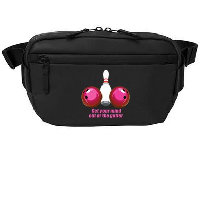 Funny Bowling Women Mind Out Of The Gutter Crossbody Pack