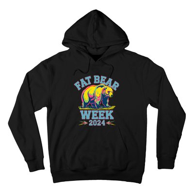 Fat Bear Week 2024 Grazer Animal Lover Alaska Katmai Nature Hoodie