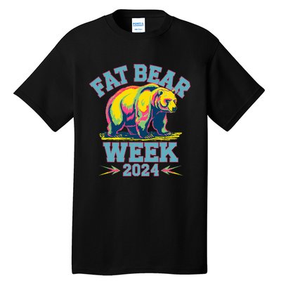 Fat Bear Week 2024 Grazer Animal Lover Alaska Katmai Nature Tall T-Shirt