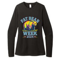 Fat Bear Week 2024 Grazer Animal Lover Alaska Katmai Nature Womens CVC Long Sleeve Shirt