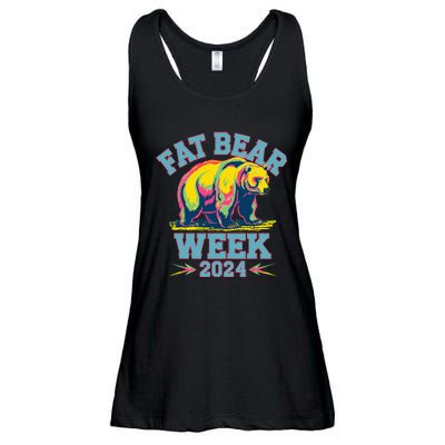 Fat Bear Week 2024 Grazer Animal Lover Alaska Katmai Nature Ladies Essential Flowy Tank