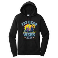 Fat Bear Week 2024 Grazer Animal Lover Alaska Katmai Nature Women's Pullover Hoodie