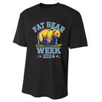 Fat Bear Week 2024 Grazer Animal Lover Alaska Katmai Nature Performance Sprint T-Shirt