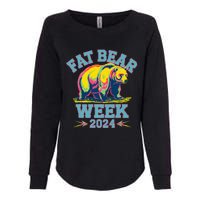 Fat Bear Week 2024 Grazer Animal Lover Alaska Katmai Nature Womens California Wash Sweatshirt