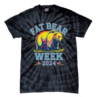 Fat Bear Week 2024 Grazer Animal Lover Alaska Katmai Nature Tie-Dye T-Shirt