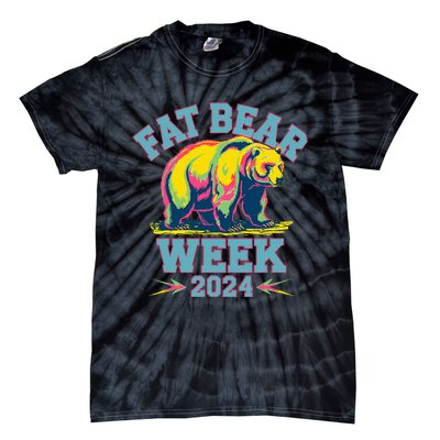 Fat Bear Week 2024 Grazer Animal Lover Alaska Katmai Nature Tie-Dye T-Shirt