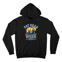 Fat Bear Week 2024 Grazer Animal Lover Alaska Katmai Nature Tall Hoodie