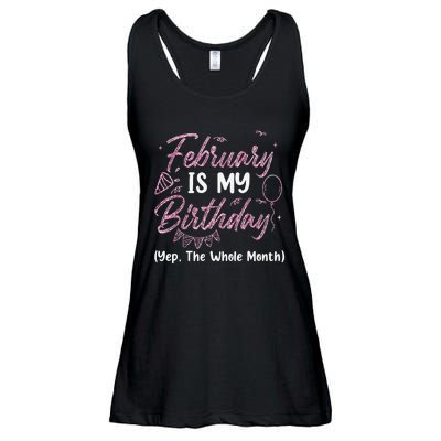 February Birthday Wo Yep The Whole Month Ladies Essential Flowy Tank