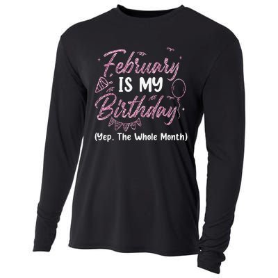 February Birthday Wo Yep The Whole Month Cooling Performance Long Sleeve Crew