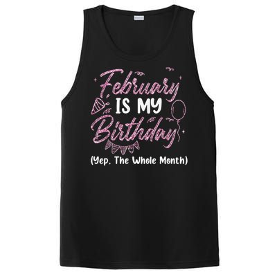 February Birthday Wo Yep The Whole Month PosiCharge Competitor Tank