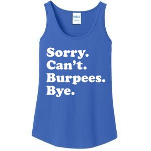 Funny Burpee Workout Gym Gift Or Funny Gift Ladies Essential Tank