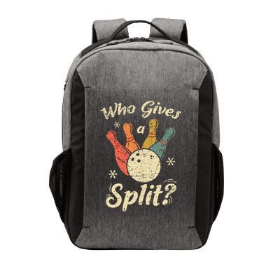 Funny Bowling Who Gives A Split Bowler Bowling Team Gift Vector Backpack